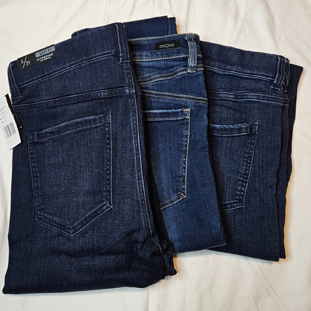 Liverpool Jeans Company Dark Blue Women's Jeans.  Used. Tags removed.